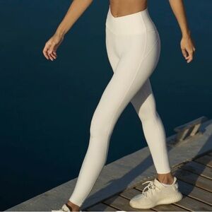 Leggings + Long Sleeve Bra for Women WISKII High-Rise Performance